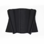Lifestyle shot wearing 15 steel bone waist cincher corset