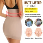High Waist Tummy Control Shapewear Half Slip - Image 4