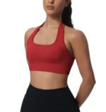 Seamless Halter Sports Bra