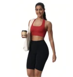 Seamless Halter Sports Bra - Image 4