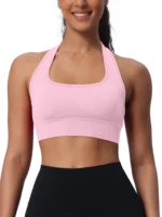 Seamless Halter Sports Bra - Image 8