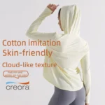 Lightweight Hooded V-Neck Workout Top - Image 2
