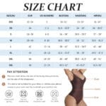 Lifestyle shot wearing seamless unlined plunge thong shapewear