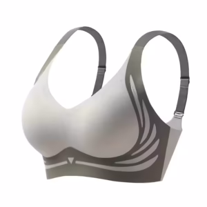 Women's Seamless Wire Free Comfort Lift Bra (4-Pack) in Green - front view