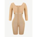 Colombian Hourglass Faja with Arm Compression Sleeves & Lace Trim - Image 6