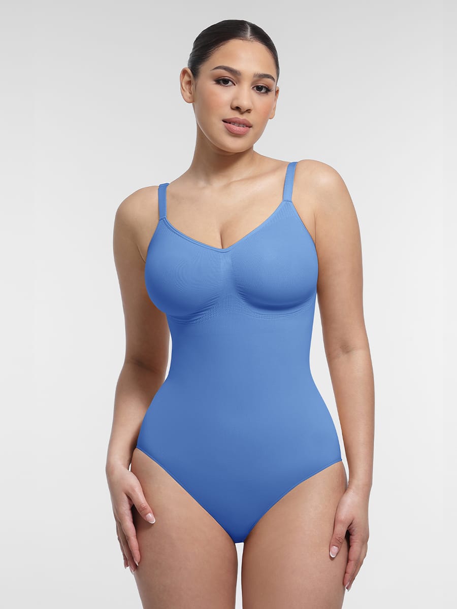 seamless-shaper-1246106307-1.jpg Seamless Hourglass Chest-Support Sculpting Bodysuit - Image 1